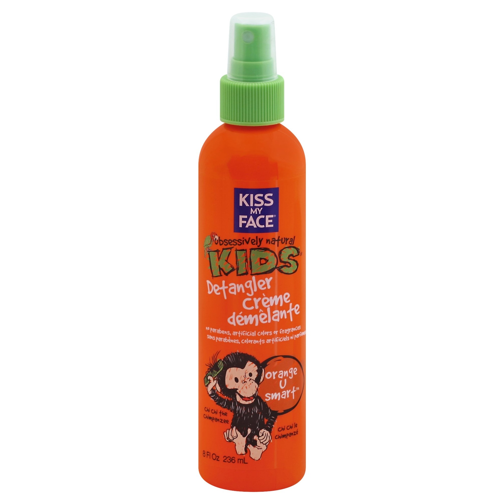 slide 1 of 6, Kiss My Face Kids Orange U Smart Detangler Creme Spray, 8 fl oz