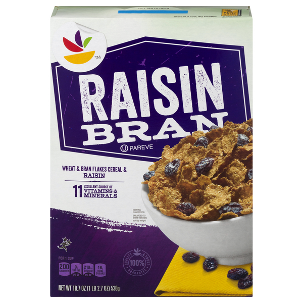 slide 1 of 1, GIANT Raisin Bran Cereal, 18.7 oz