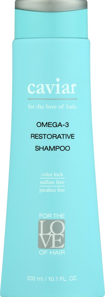 slide 5 of 6, For the Love of Hair Omega-3 Restorative Caviar Shampoo, 10.1 fl oz