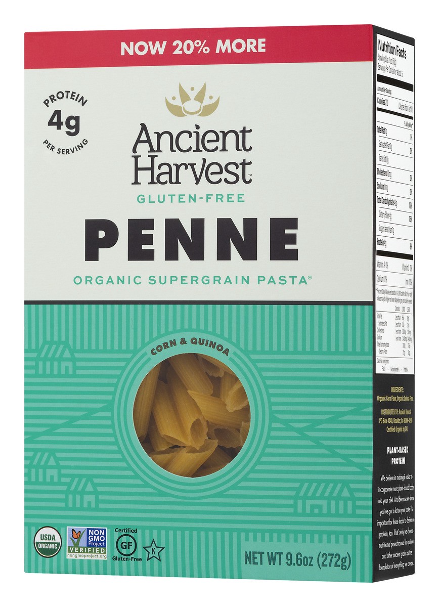 slide 11 of 11, Ancient Harvest Organic Gluten Free Quinoa Penne, 8 oz