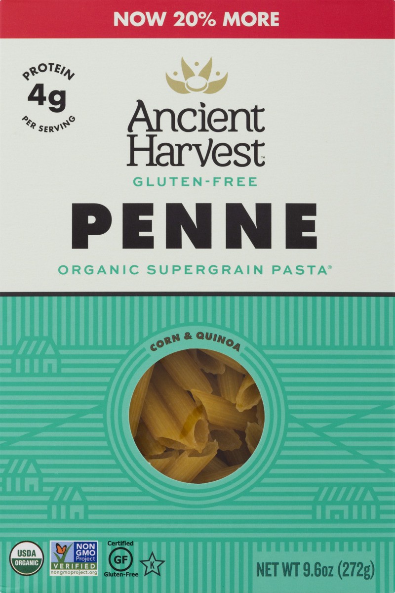 slide 8 of 11, Ancient Harvest Organic Gluten Free Quinoa Penne, 8 oz