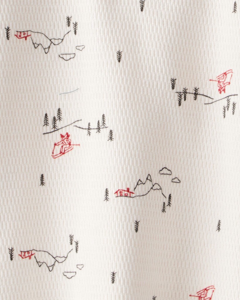 slide 2 of 2, Carter's Carters Toddler Boy Skiing Henley T-Shirt - Cream Cream 3T, 1 ct