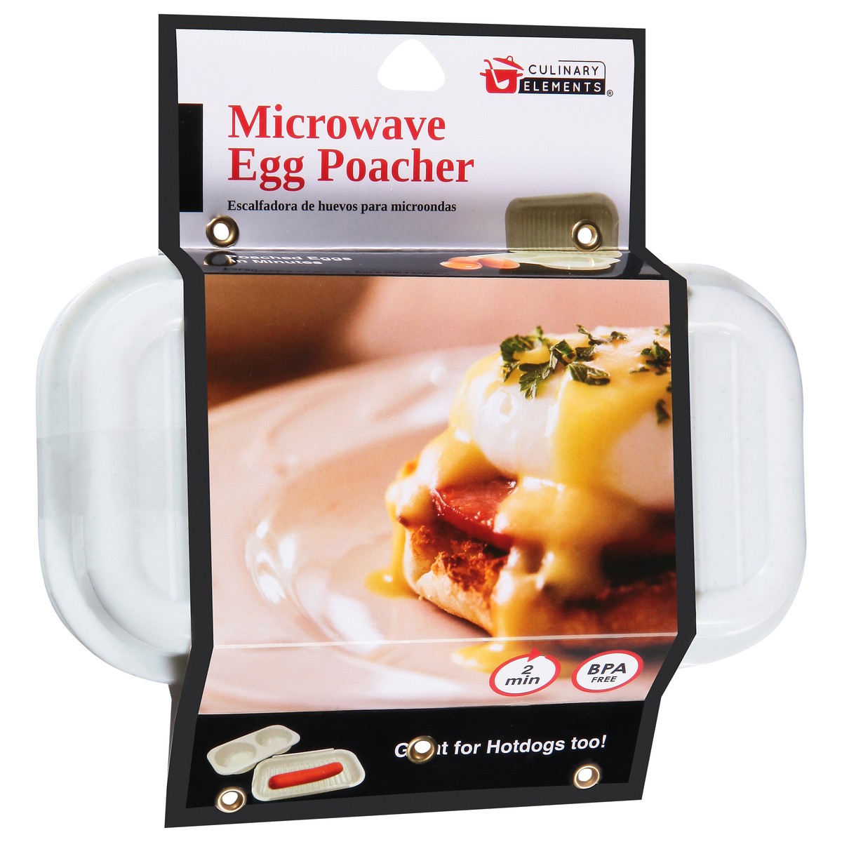 slide 3 of 9, Culinary Elements Microwave Egg Poacher 1 ea, 1 ct