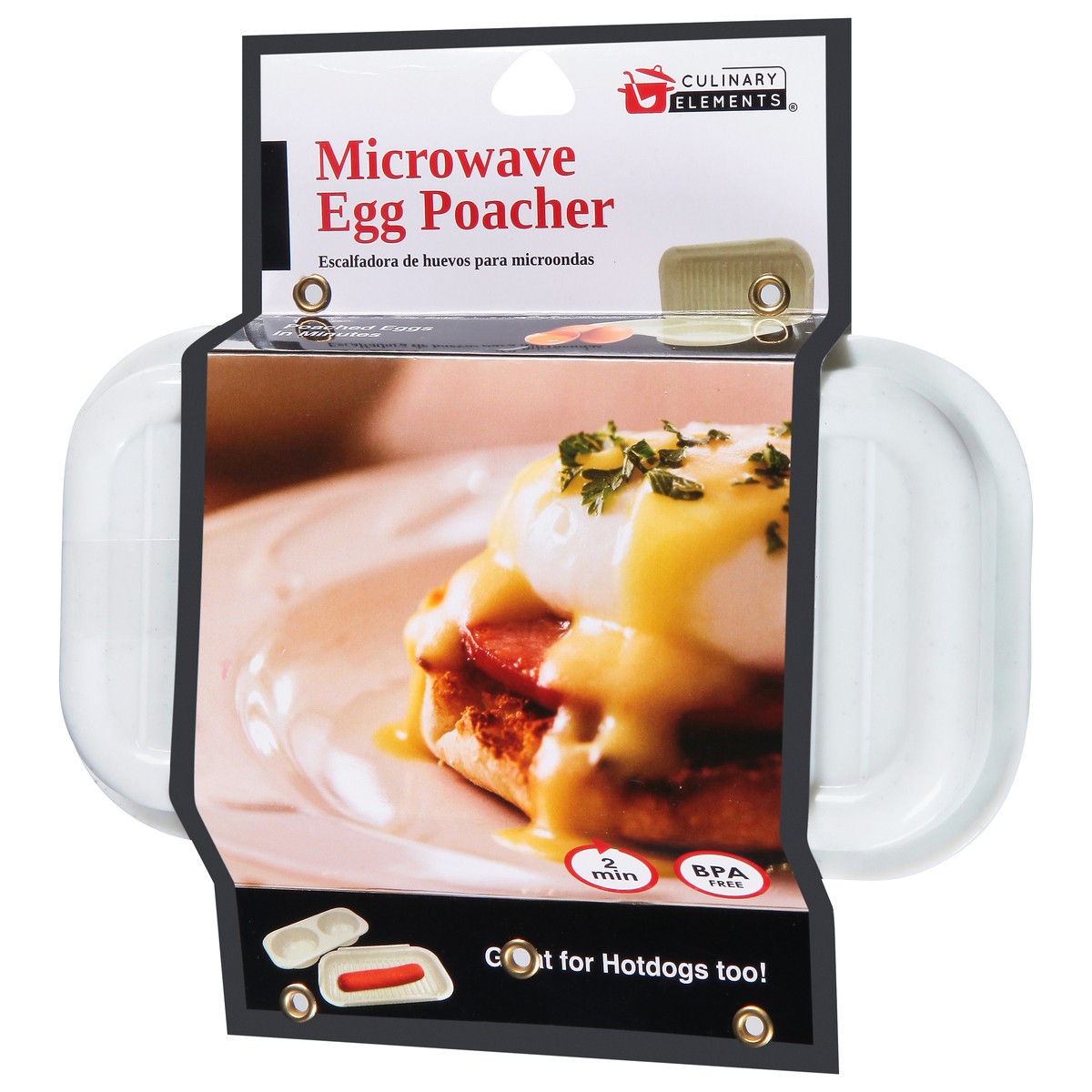 slide 3 of 9, Culinary Elements Microwave Egg Poacher 1 ea, 1 ct