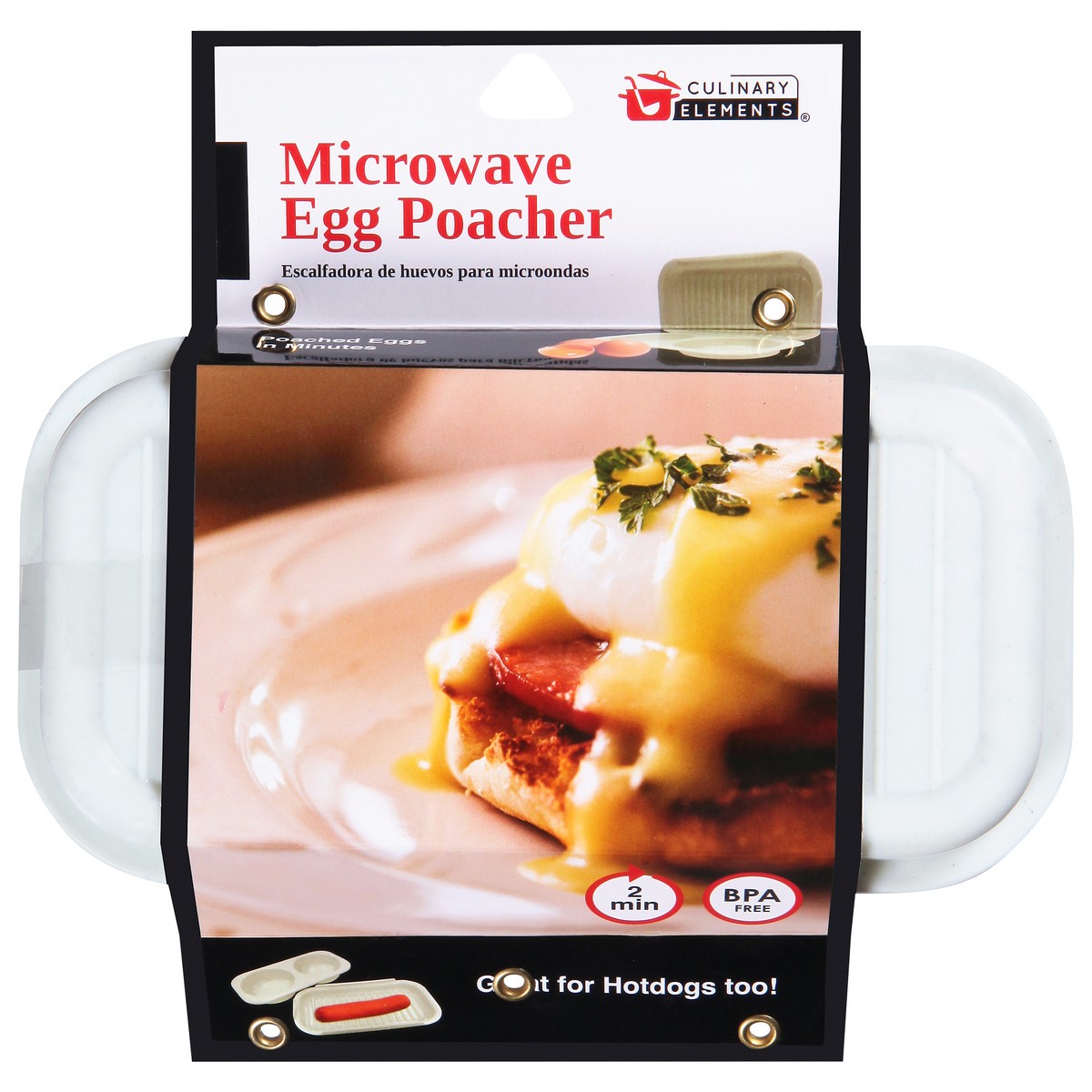 slide 1 of 9, Culinary Elements Microwave Egg Poacher 1 ea, 1 ct