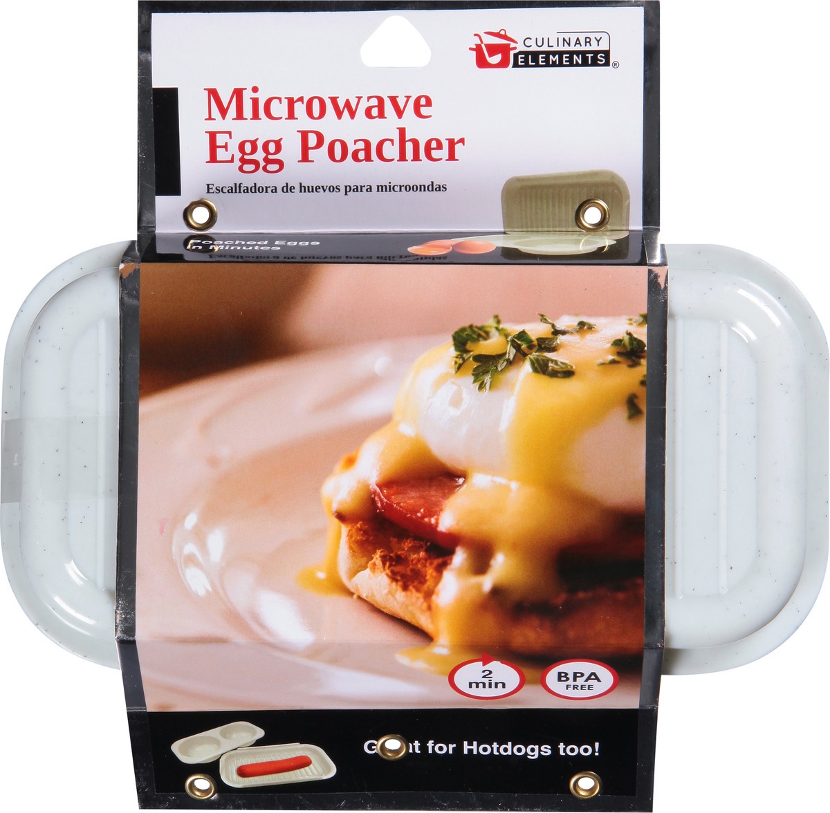 slide 1 of 9, Culinary Elements Microwave Egg Poacher 1 ea, 1 ct