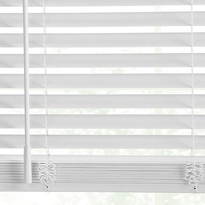 slide 6 of 6, Real Simple Faux Wood Cordless Shade - White, 28.5 in x 48 in