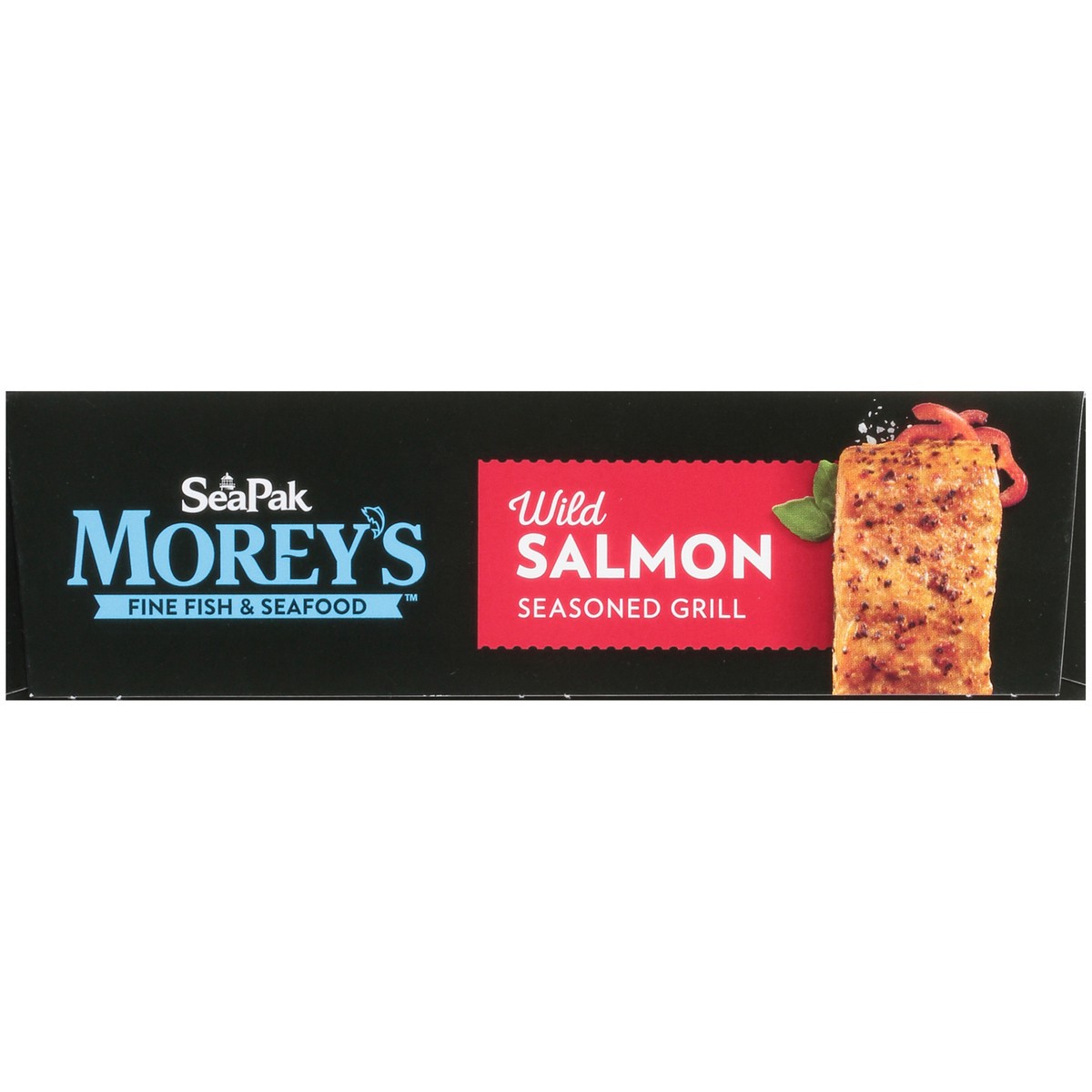 slide 8 of 9, SeaPak Morey's Fine Fish & Seafood Seasoned Grill Wild Salmon Fillets 2 ct Box, 10 oz