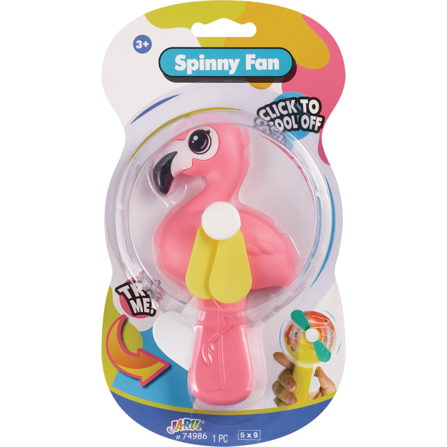 slide 1 of 1, Ja-Ru Spinny Fan, Assorted Styles, 1 ct
