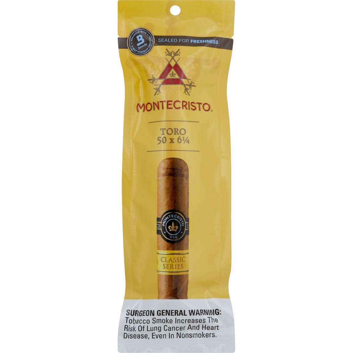 slide 6 of 8, Montecristo Cigar 1 ea, 1 ct