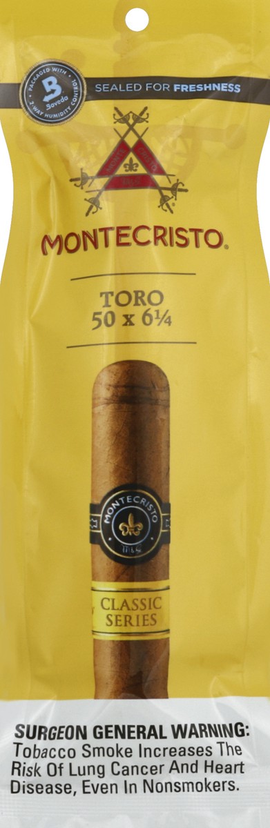 slide 1 of 8, Montecristo Cigar 1 ea, 1 ct