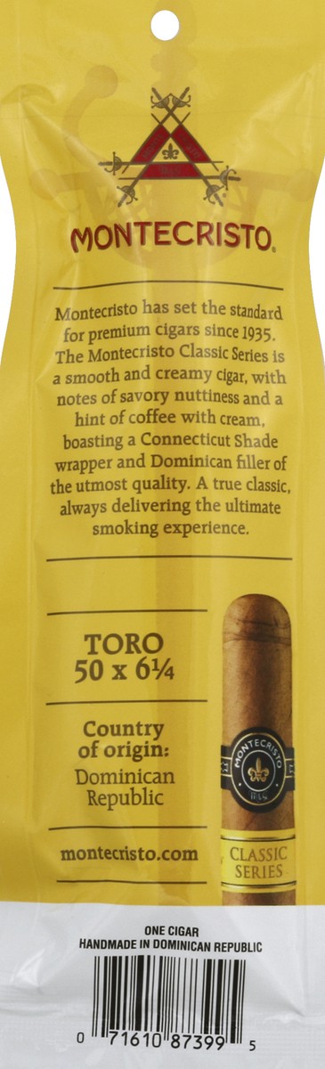 slide 3 of 8, Montecristo Cigar 1 ea, 1 ct