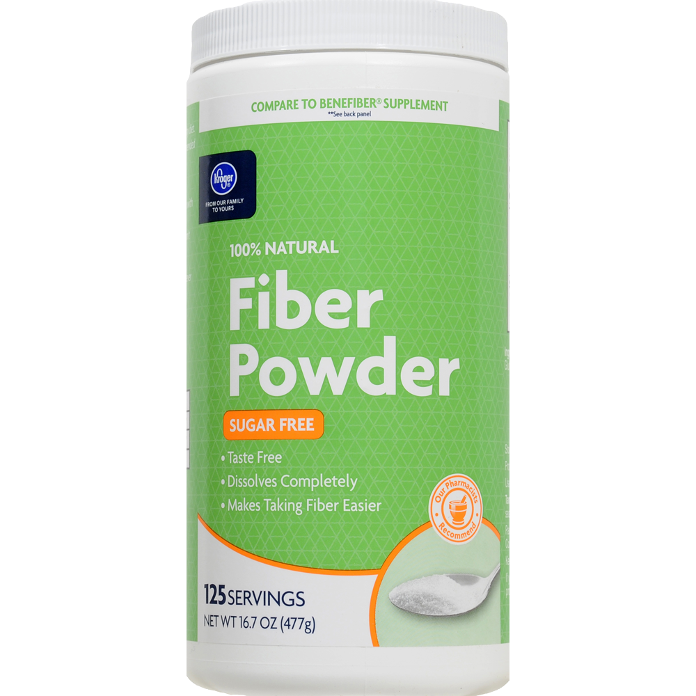 slide 1 of 1, Kroger Sugar Free Fiber Powder, 16.7 oz