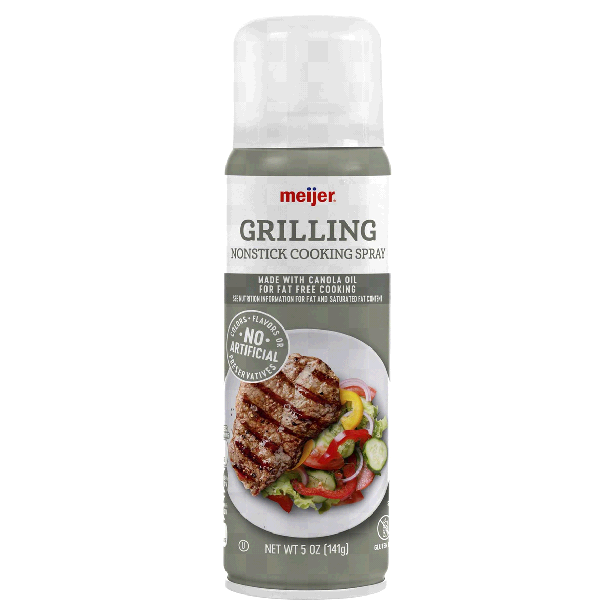 slide 1 of 9, Meijer Cooking Spray For Grilling, 5 oz