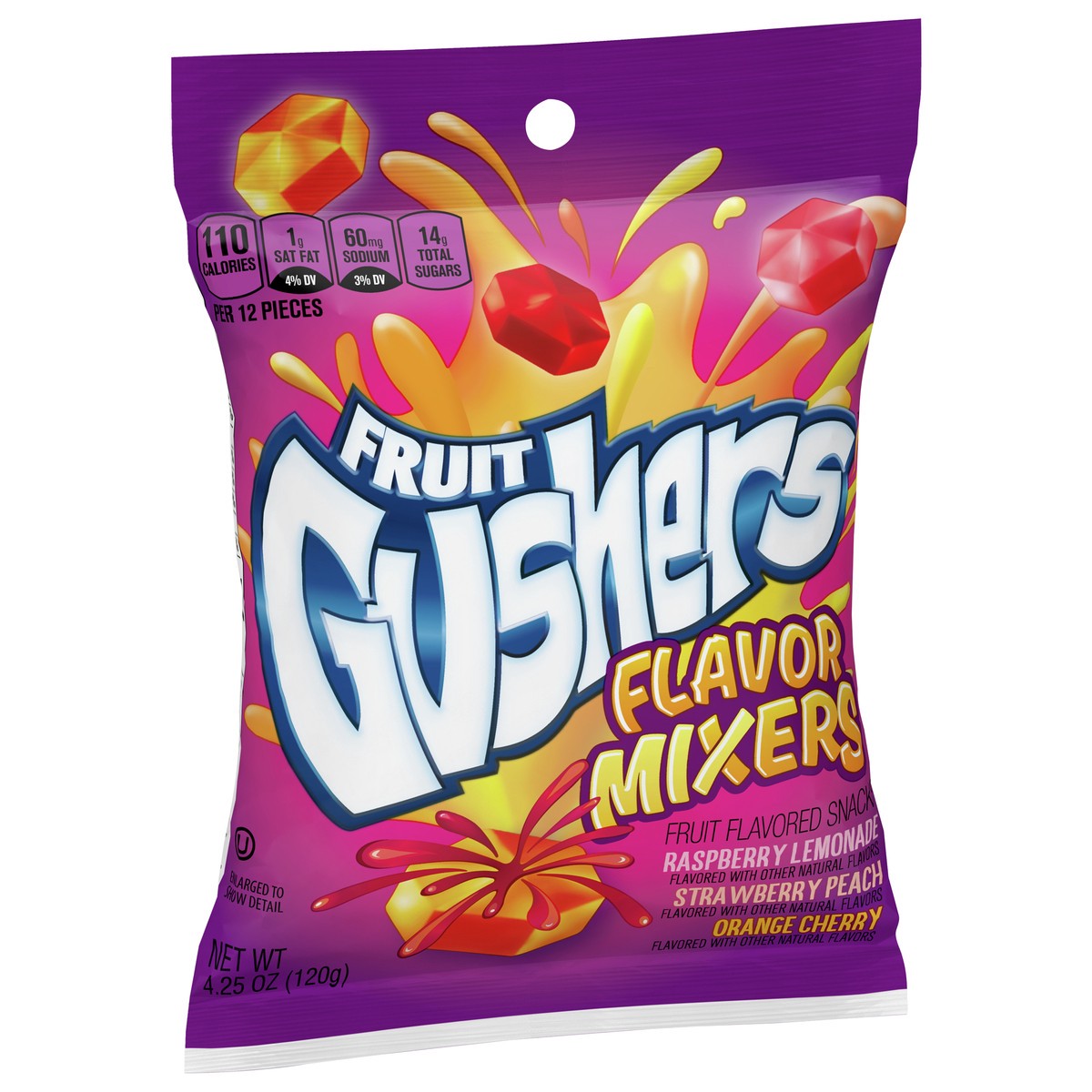 slide 3 of 12, Fruit Gushers Fruit Flavored Snacks Flavor Mixers, 4.25 oz