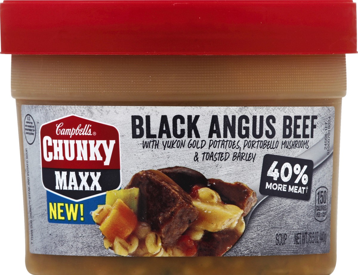 slide 4 of 6, Campbell's Chunky Soup Maxx Angus Beef, 15.5 oz