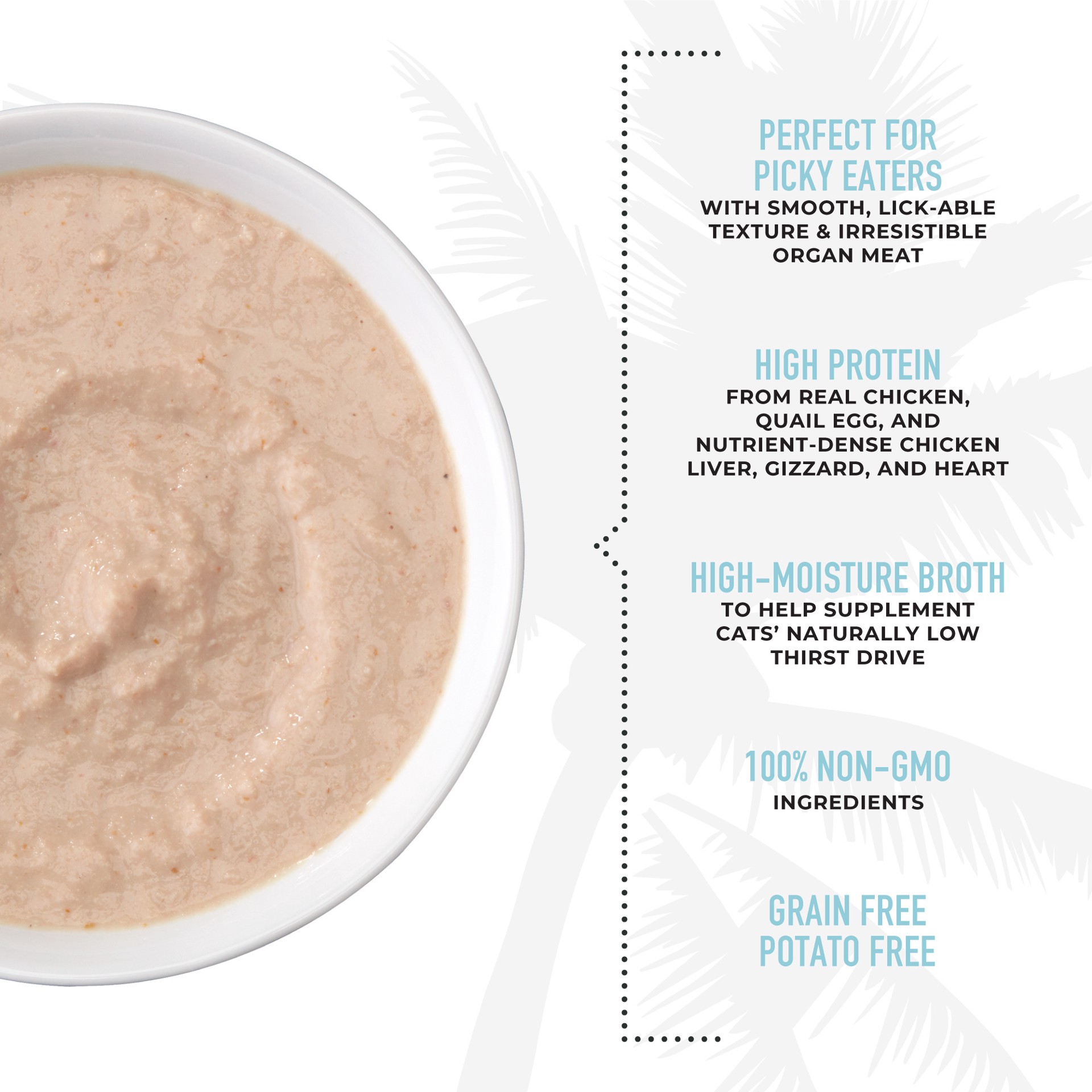 slide 7 of 8, Tiki Cat After Dark Velvet Mousse Wet Cat Food, Chicken & Quail Egg, 2.8 oz. Pouch, 2.8 oz