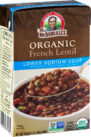 slide 1 of 1, Dr. McDougall's Lower Sodium French Lentil Soup, 17.6 oz