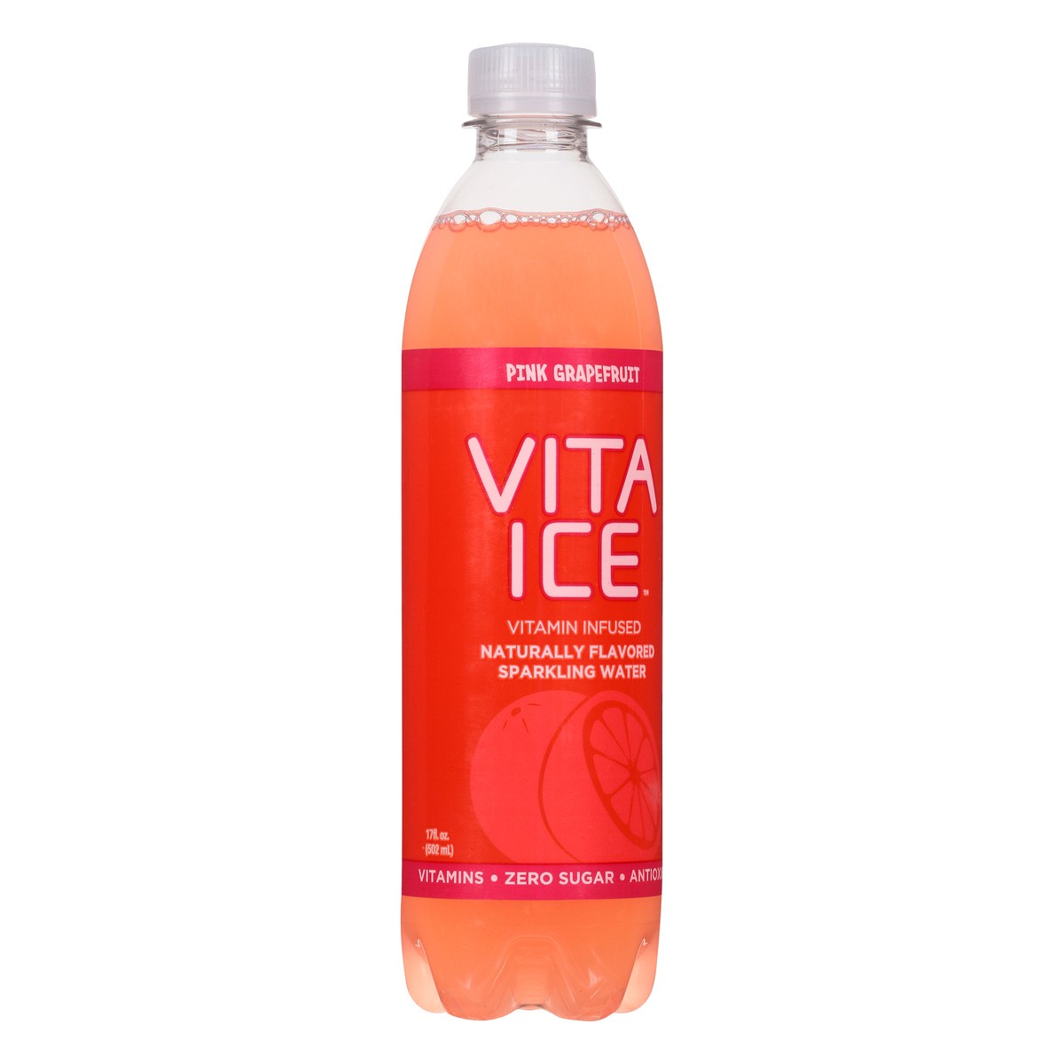 slide 4 of 9, Vita Ice Pink Grapefruit Sparkling Water - 17 oz, 17 oz