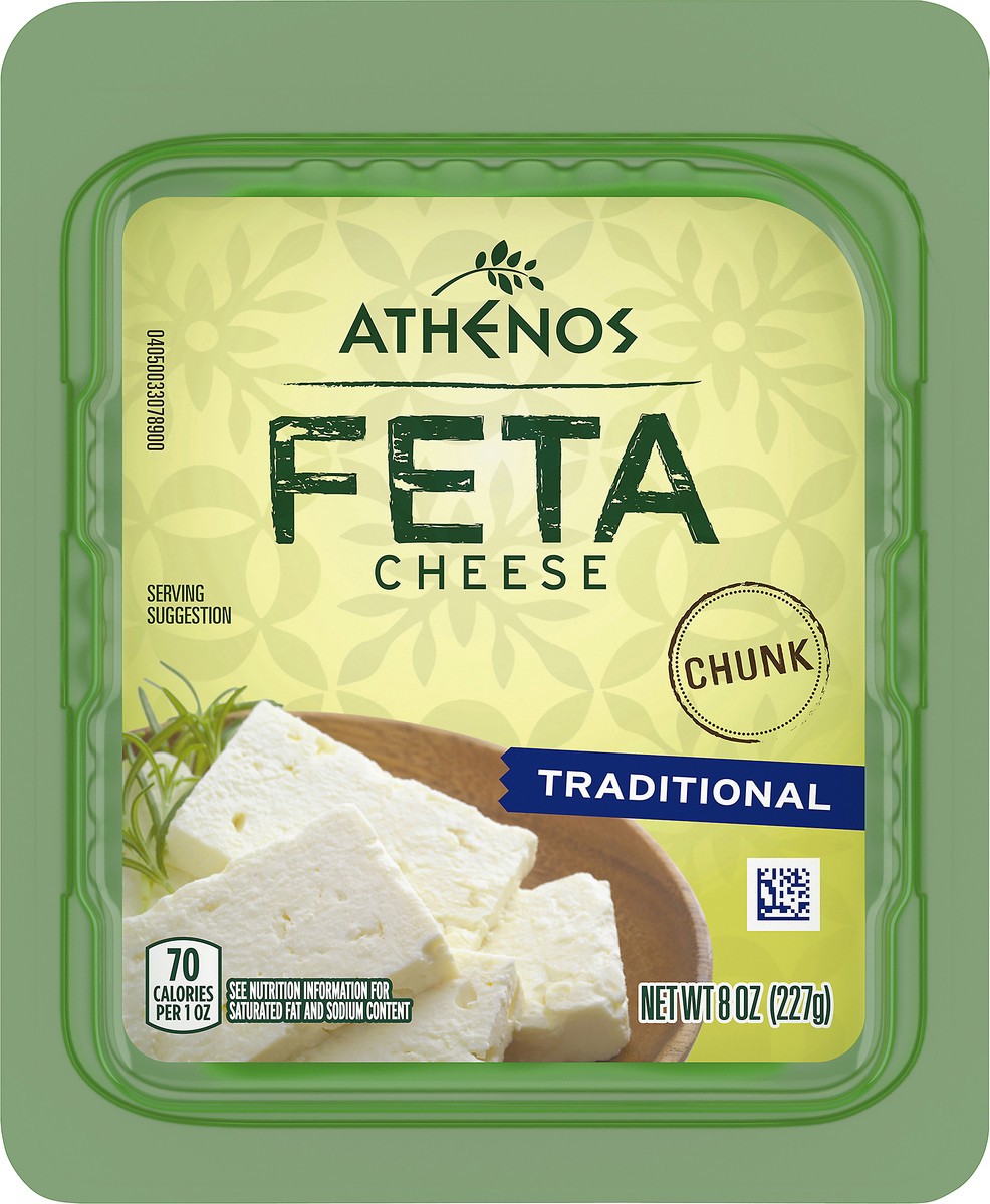 slide 6 of 9, Athenos Feta Cheese, 8 oz