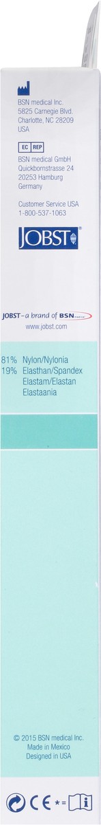 slide 7 of 9, Jobst UltraSheer Womens Classic Black 8-15 mmHg Women Support Compression Stockings 1 ea, 1 ct