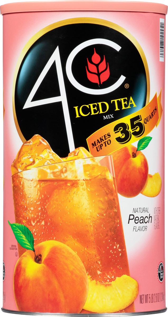 slide 13 of 14, 4C Peach Flavor Iced Tea Mix - 82.60 oz, 82.60 oz