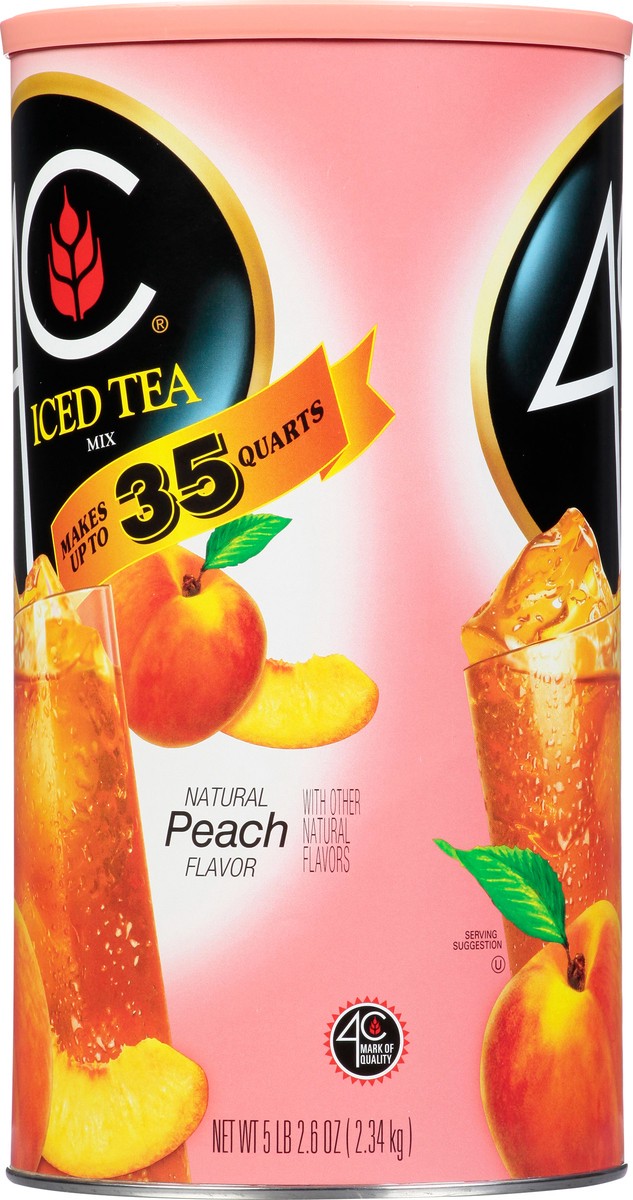 slide 6 of 14, 4C Peach Flavor Iced Tea Mix - 82.60 oz, 82.60 oz