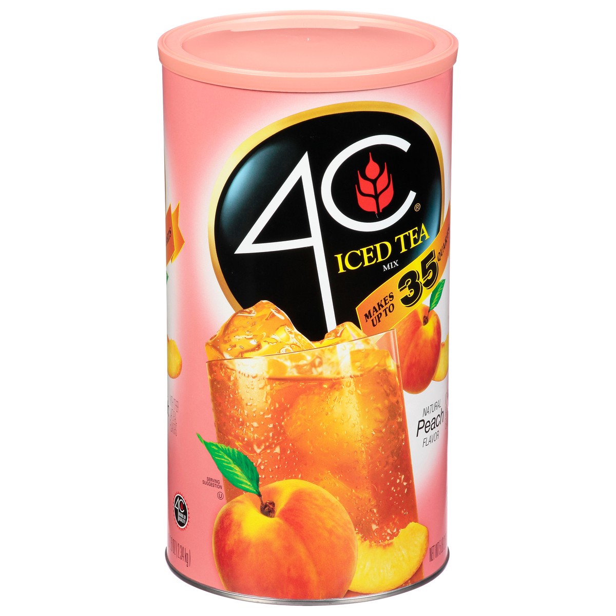 slide 7 of 14, 4C Peach Flavor Iced Tea Mix - 82.60 oz, 82.60 oz