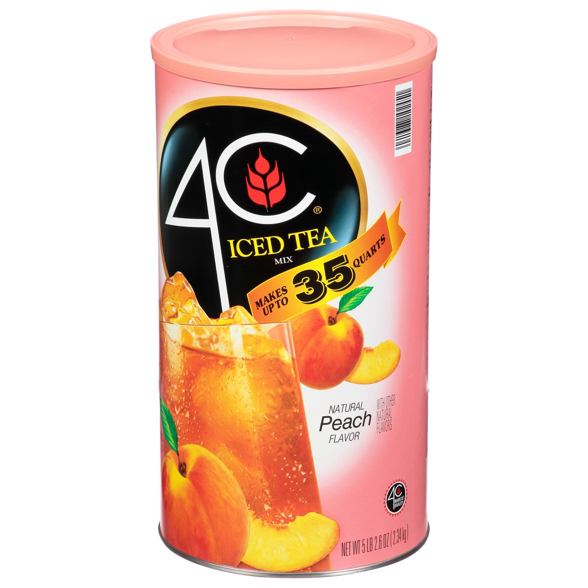 slide 2 of 14, 4C Peach Flavor Iced Tea Mix - 82.60 oz, 82.60 oz