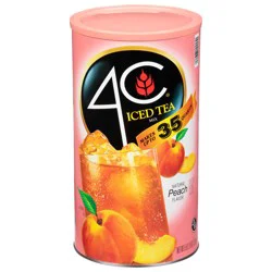4C Peach Flavor Iced Tea Mix - 82.60 oz