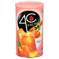 4C Peach Flavor Iced Tea Mix - 82.60 oz