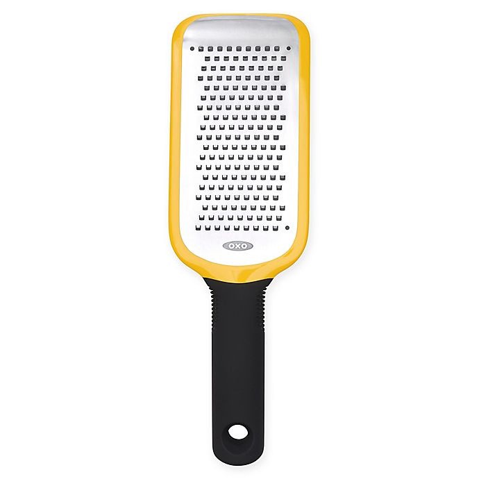 slide 1 of 4, OXO Good Grips Medium Etched Grater - Yellow, 1 ct