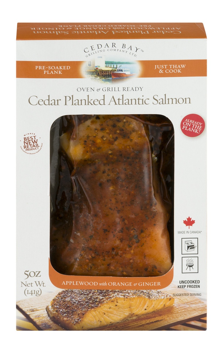 slide 1 of 1, Cedar Bay Cedar Planked Atlantic Salmon, 5 oz