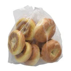 Weis Quality 8 Pack Plain Junior Size Bagels
