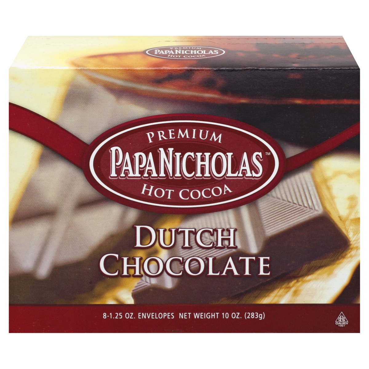 slide 1 of 1, PapaNicholas Hot Cocoa, Dutch Chocolate, 8 ct