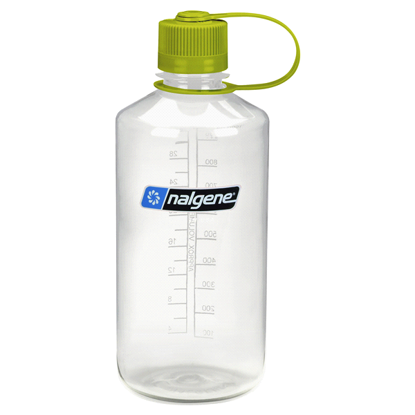 slide 1 of 1, Nalgene Narrow Mouth Water Bottle, Clear, 32 oz