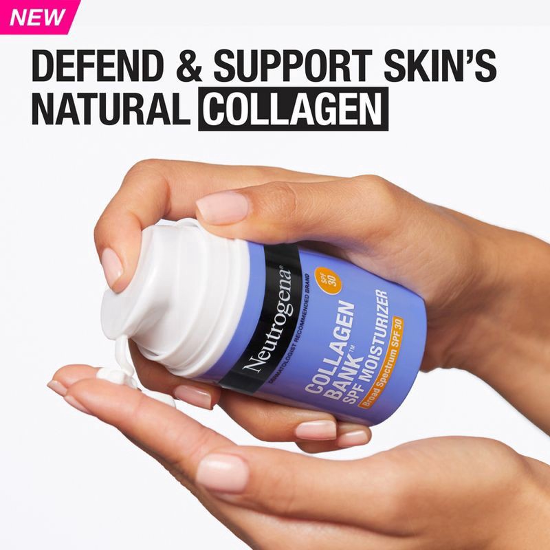 slide 8 of 8, Neutrogena Collagen Bank Broad Spectrum SPF 30 Moisturizer, 2 Fl. Oz, 2 fl oz