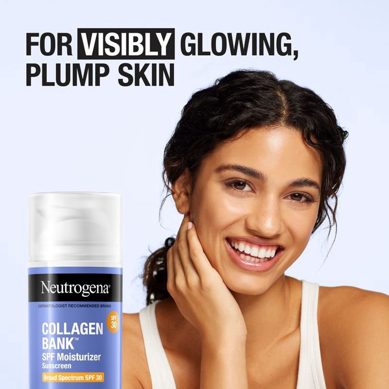 slide 4 of 8, Neutrogena Collagen Bank Broad Spectrum SPF 30 Moisturizer, 2 Fl. Oz, 2 fl oz
