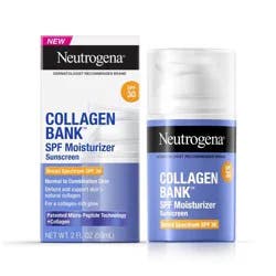 Neutrogena Collagen Bank Daily Face Moisturizer with SPF 30, Anti-Aging Lotion, 2 fl oz