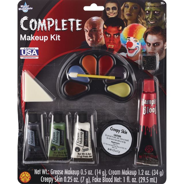 slide 1 of 1, Rubie's Costume Total Makeup Kit, 1 ct