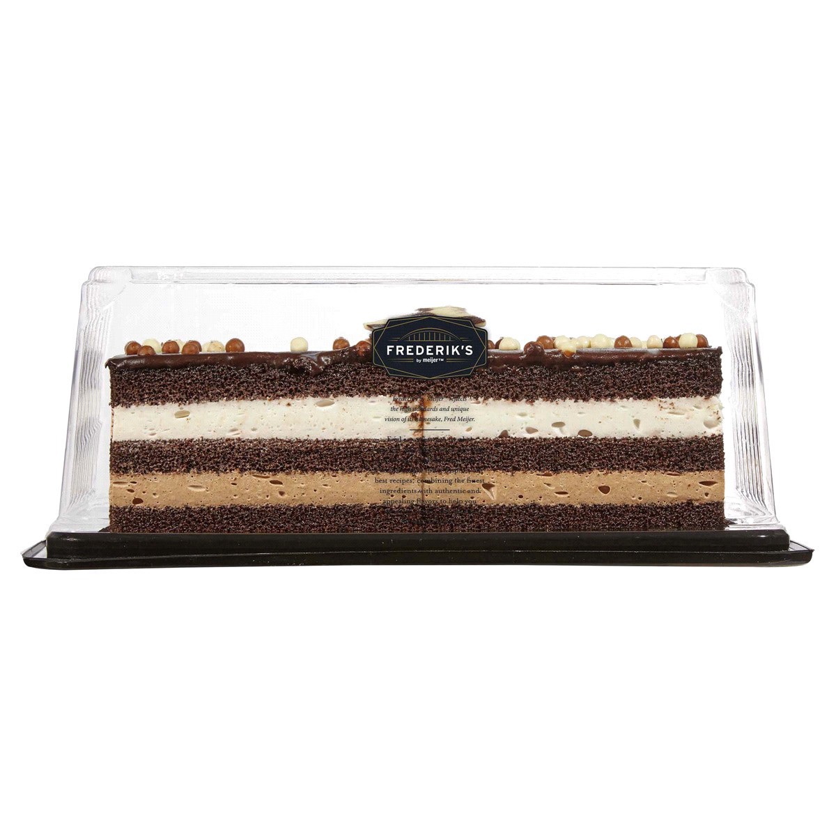 slide 7 of 9, FREDERIKS BY MEIJER Frederik's by Meijer Tuxedo Bar Cake, 21 oz, 17.6 oz