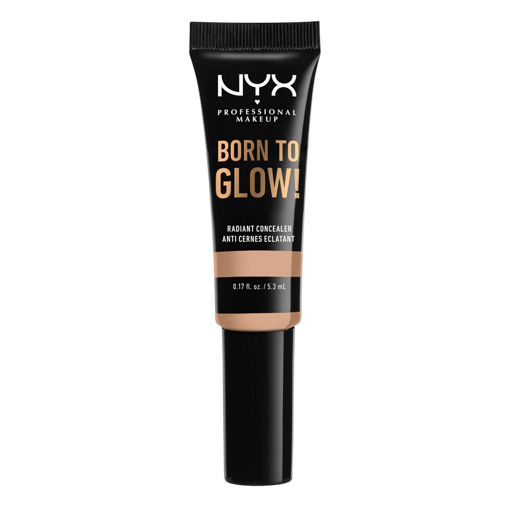 slide 4 of 4, NYX Professional Makeup Born To Glow Radiant Concealer - 07 Natural - 0.17 fl oz, 0.422 oz