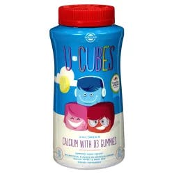 Solgar U-Cubes Children's Calcium with D3 Gummies