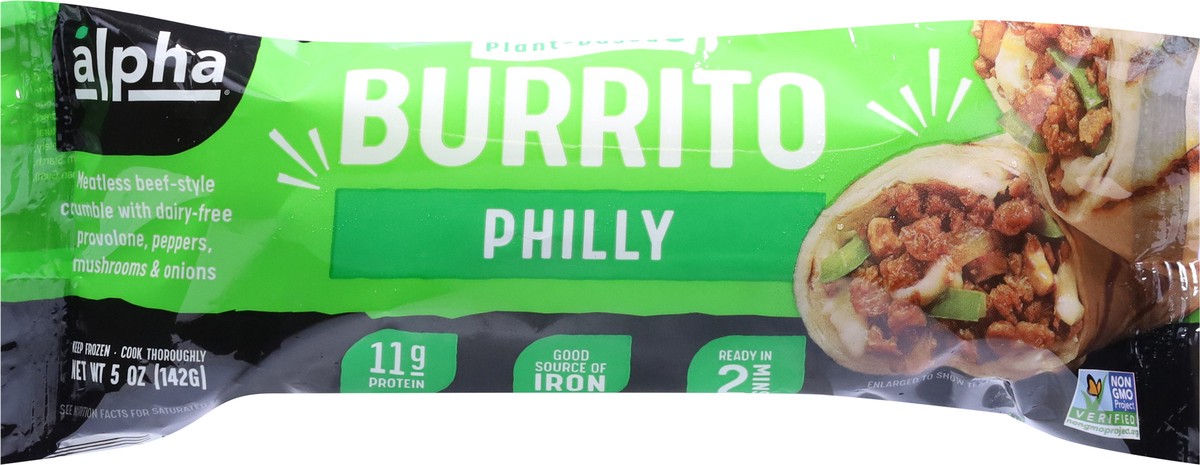 slide 6 of 9, Alpha Philly Burrito 5 oz, 1 ct