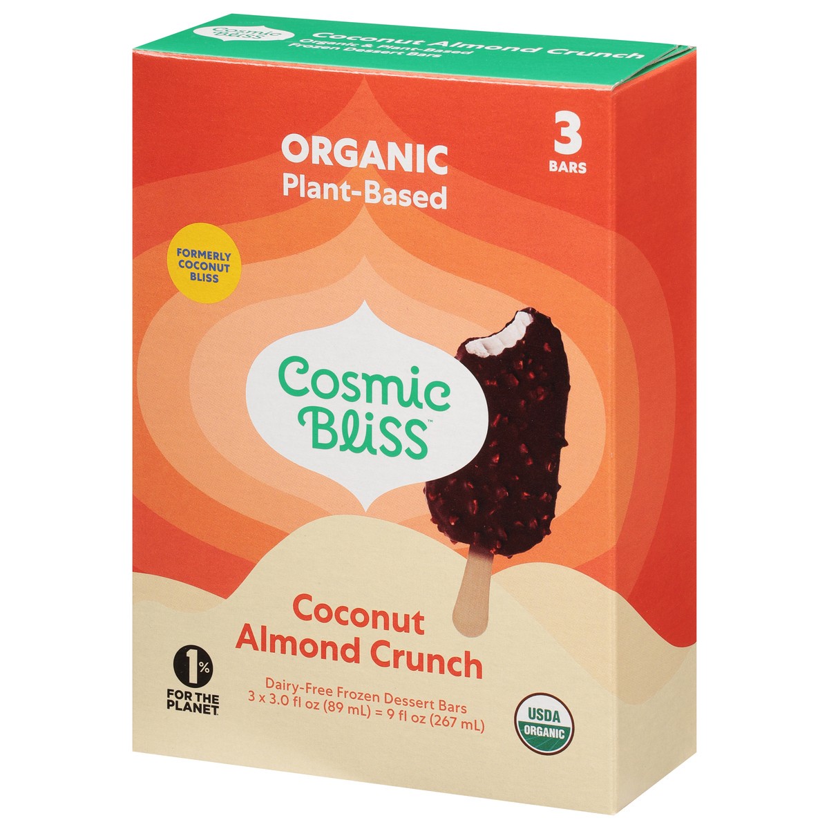 slide 11 of 12, Luna & Larry's Luna & Larrys Choc Almond Coconut Bliss Bar, 3 ct