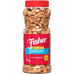 Fisher Low Salt Golden Roast Peanuts