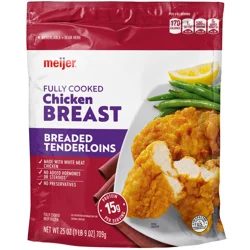 Meijer Whole Chicken Breast Tenderloins, 25 oz