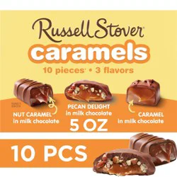 RUSSELL STOVER Assorted Caramels Milk Chocolate Candy Gift Box, 5 oz.