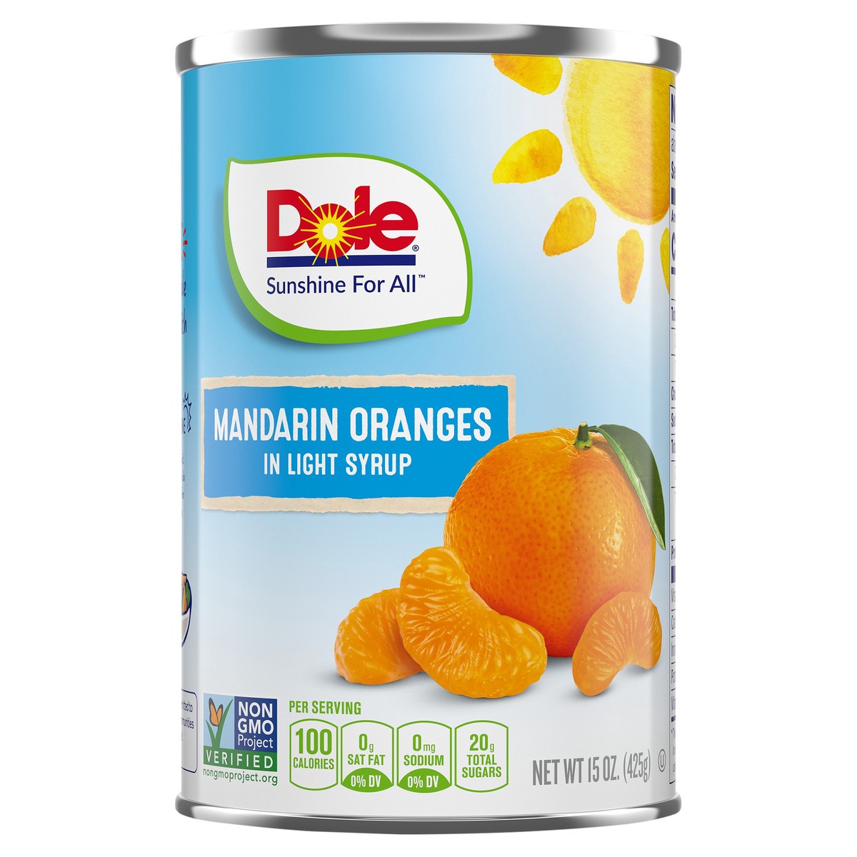 slide 1 of 8, Dole Mandarin Oranges, 15 oz