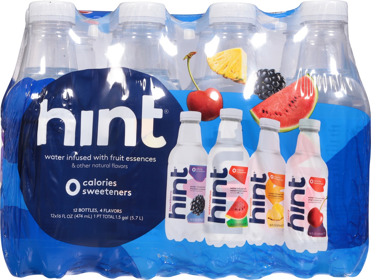 slide 3 of 9, Hint Assorted Water 12 - 16 fl oz Bottles, 12 ct